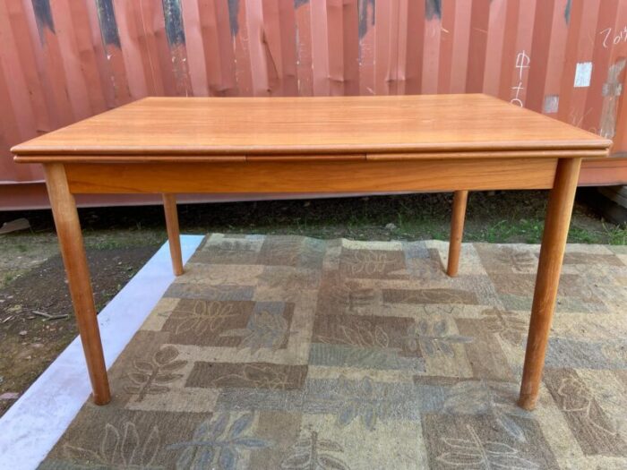 vintage modern ansager mobler teak danish extendable table 4438