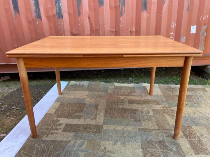 vintage modern ansager mobler teak danish extendable table 5136