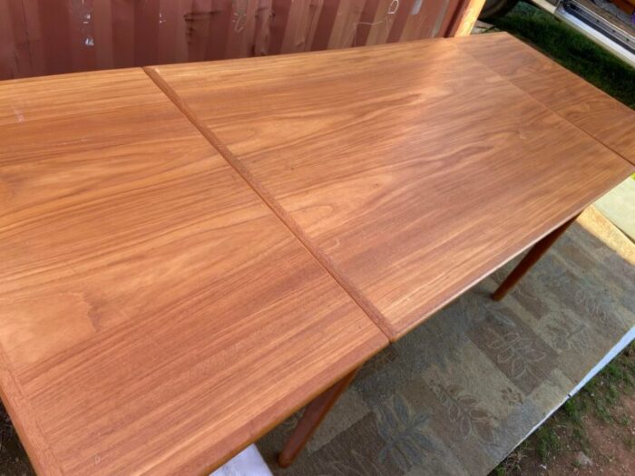 vintage modern ansager mobler teak danish extendable table 9974