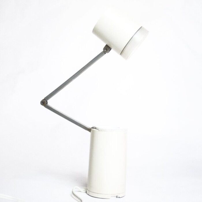 vintage multi functional white model na 101 desk lamp from lloyds 1960s 1