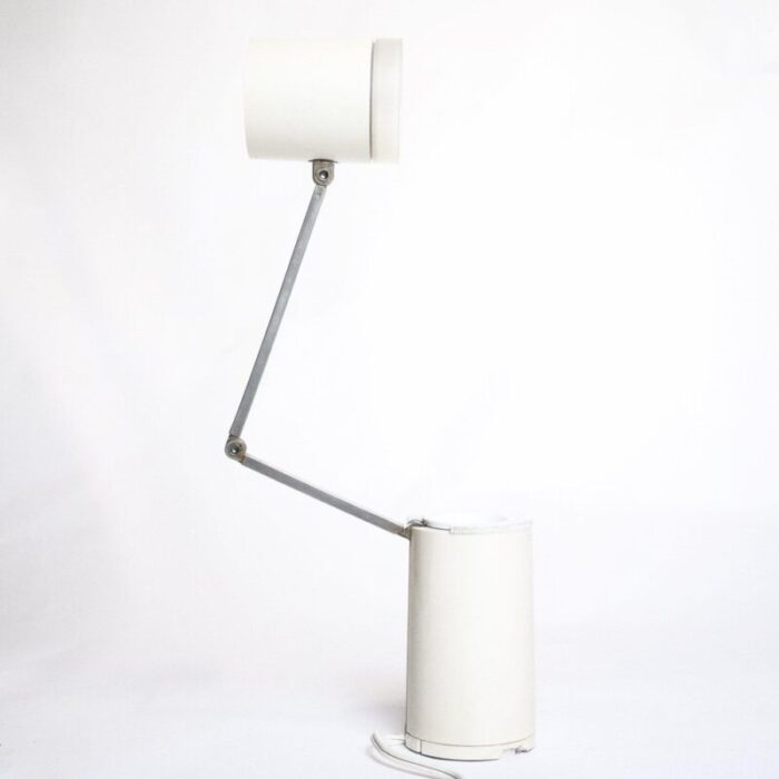 vintage multi functional white model na 101 desk lamp from lloyds 1960s 3