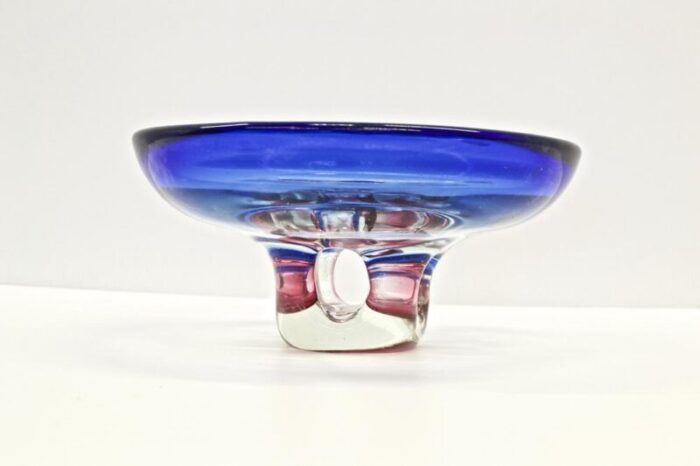 vintage murano glass stand 1960s 8457