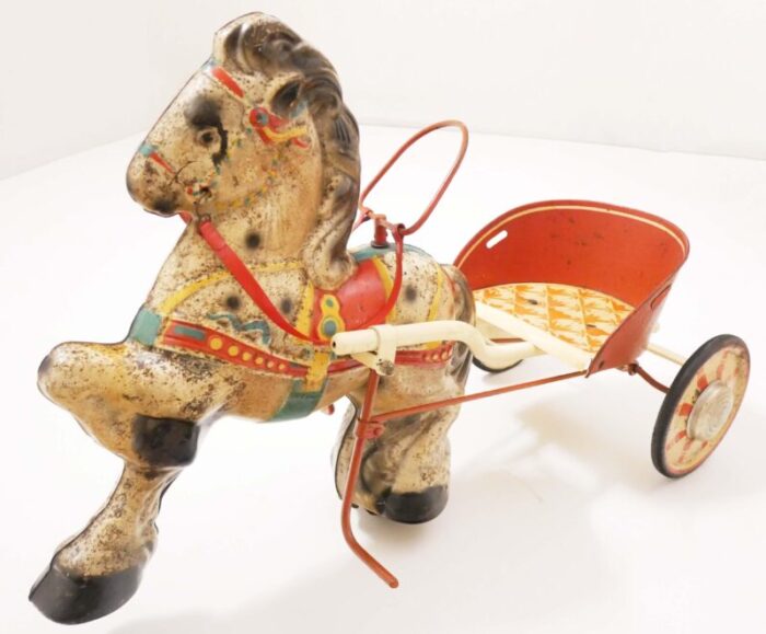 vintage pony express pedal toy from mobo toys england 1950s 4278