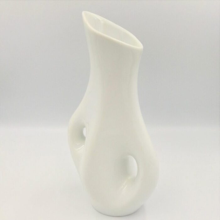 vintage porcelain hydra breakdance vase by gerold tettau 1980s 0888