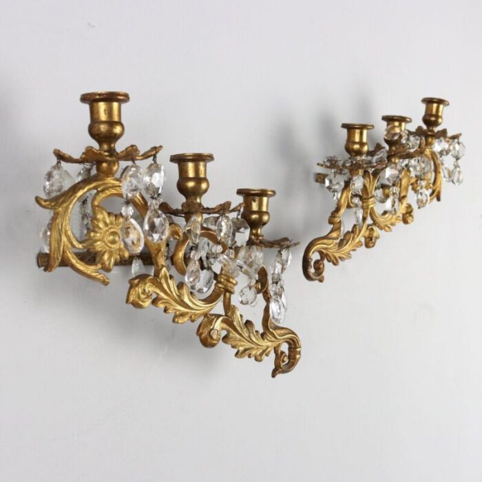 vintage sconces set of 2 1465