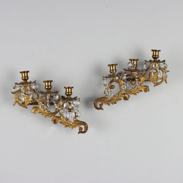 vintage sconces set of 2 5637