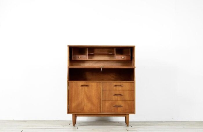 vintage secretary in teak from jentique 1960s 6815