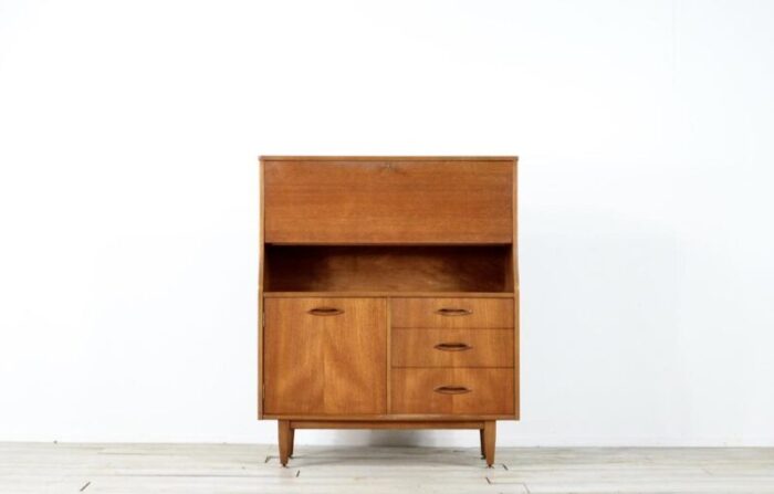 vintage secretary in teak from jentique 1960s 9771