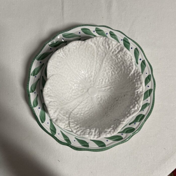 vintage set of 8 fortebraaccio ceramiche salad or dessert plates 9219