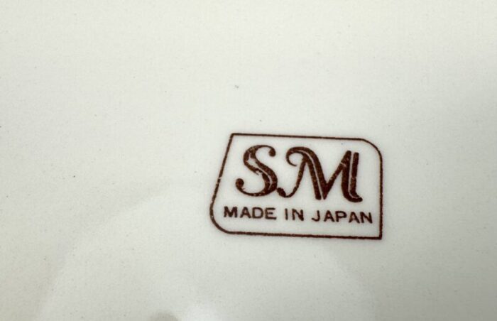 vintage sm japan porcelain platter 5232