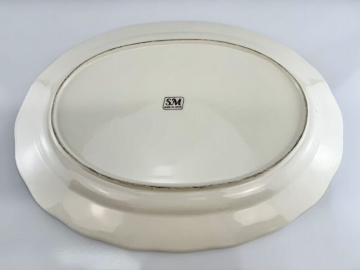 vintage sm japan porcelain platter 6900