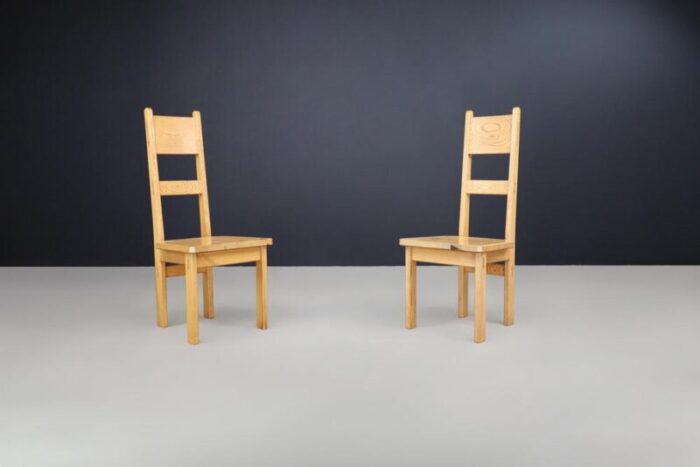 vintage swedish pine chairs by roland wilhelmsson for karl andersson and soner 1970 set of 2 4927