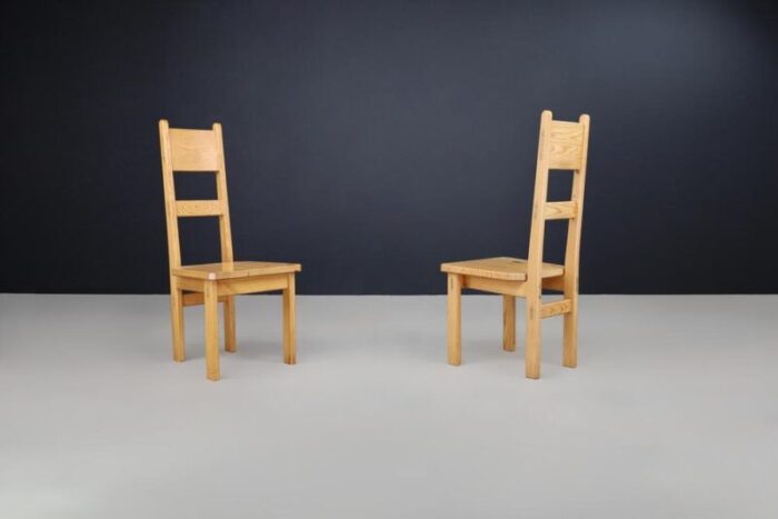 vintage swedish pine chairs by roland wilhelmsson for karl andersson and soner 1970 set of 2 9786