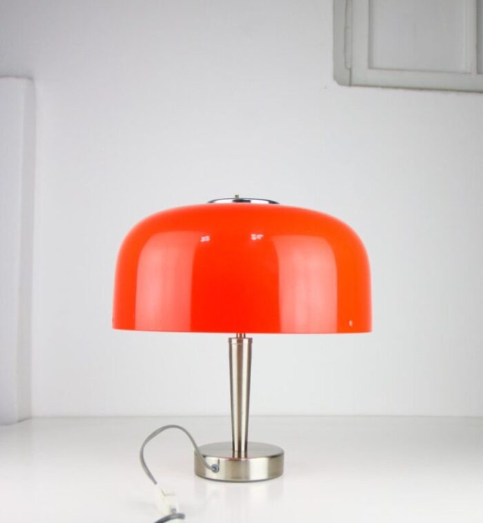 vintage table lamp by luigi massoni for guzzini 1