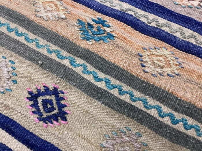 vintage turkish kilim rug 1960s 0967