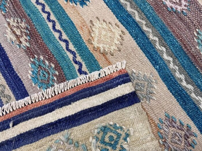 vintage turkish kilim rug 1960s 5295