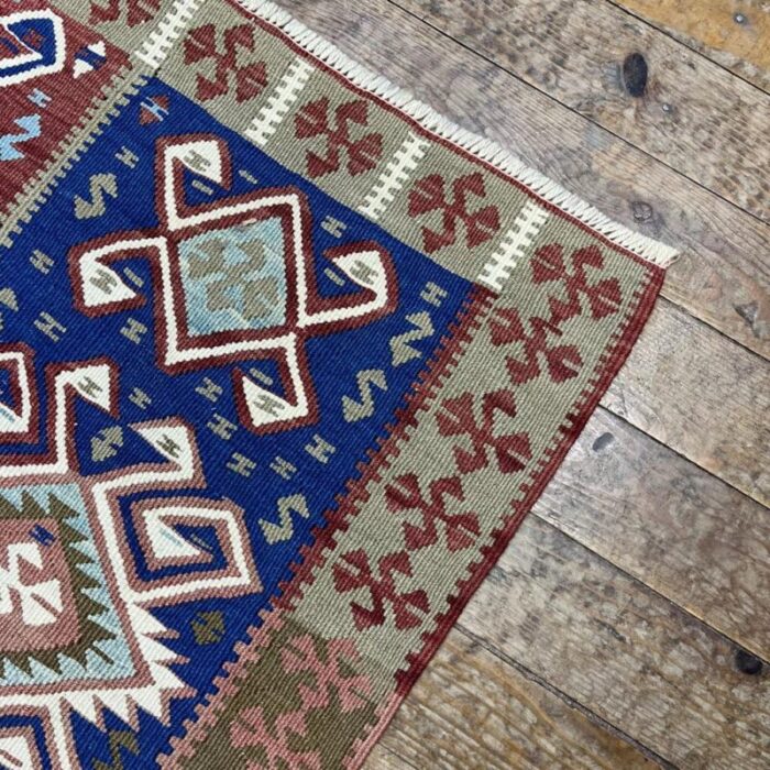 vintage turkish kilim rug 1970s 1907