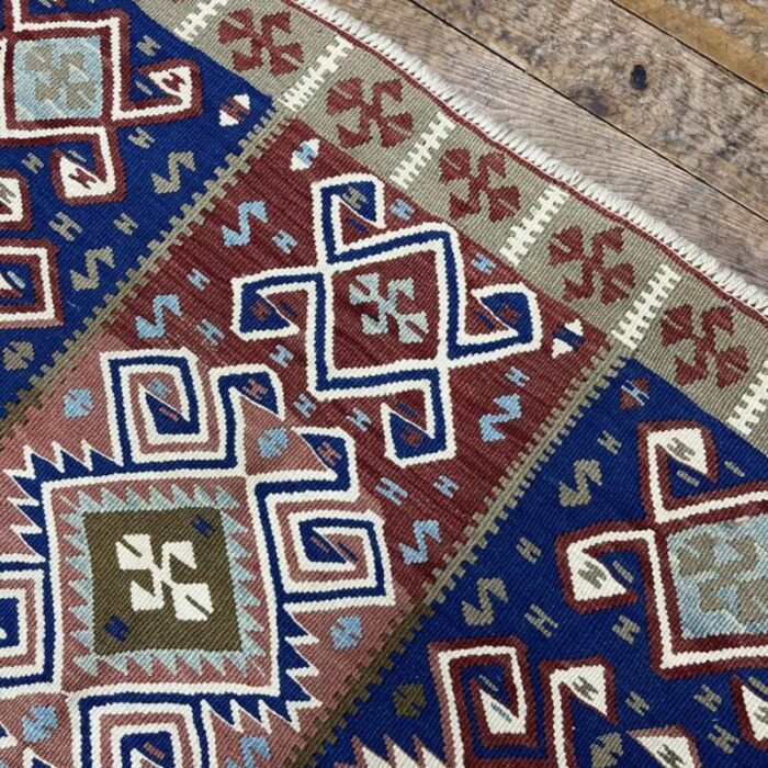 vintage turkish kilim rug 1970s 5134