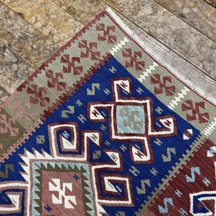 vintage turkish kilim rug 1970s 5793