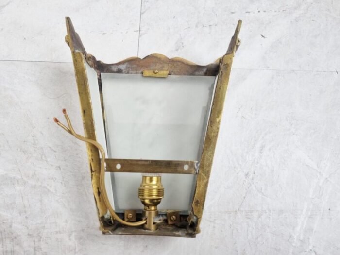 vintage wall lamp in bronze 1960s 9