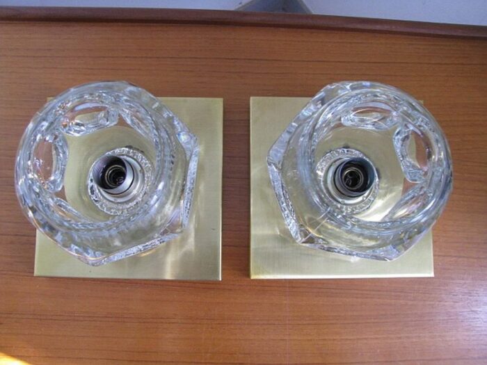 wall lamps from peill putzler 1970s set of 2 11 1