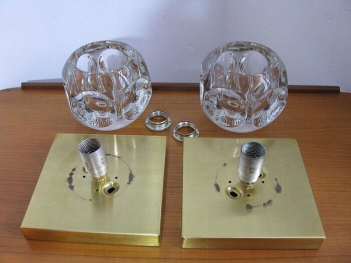 wall lamps from peill putzler 1970s set of 2 6 1