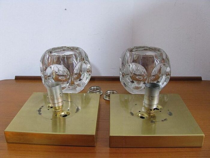 wall lamps from peill putzler 1970s set of 2 7 1