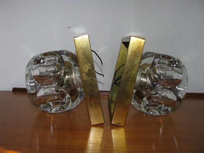 wall lamps from peill putzler 1970s set of 2 9 1