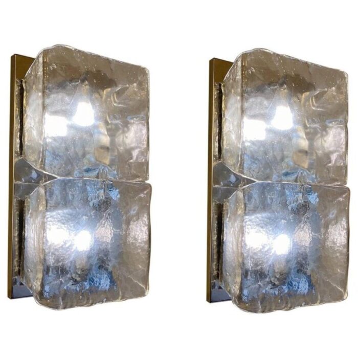 wall lights from aureliano toso 1970 set of 2 1