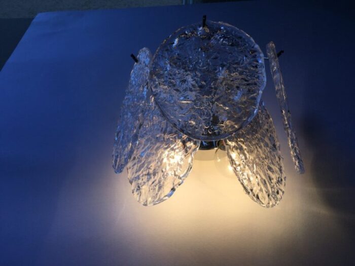 wall mounted murano glass wall light from made murano glass 1 2