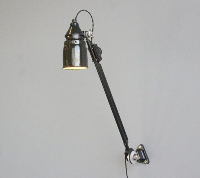 wall mounted task lamp from rademacher 1920s 1