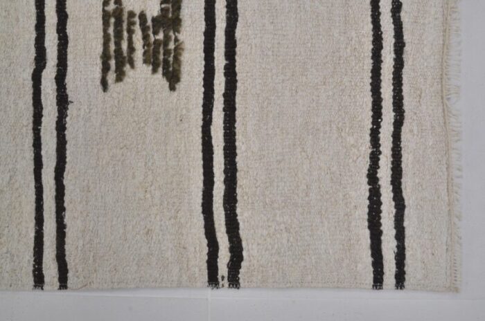 white anatolian hemp kilim rug 1960 3804