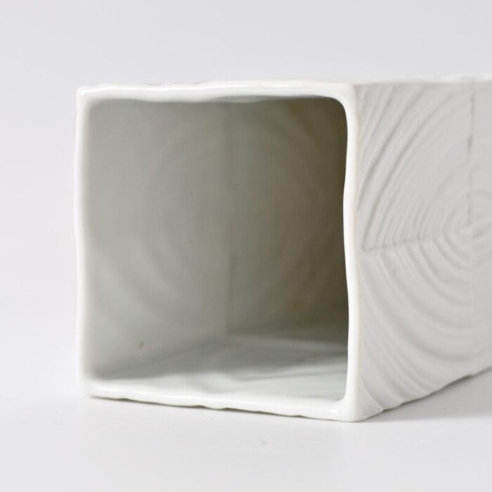 white bisque porcelain vase by martin freyer for rosenthal 1970s 3190