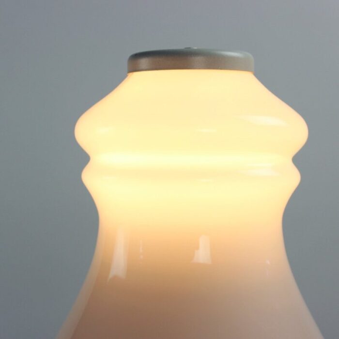 white opaline glass table light from opp jihlava czechoslovakia 1960s 3