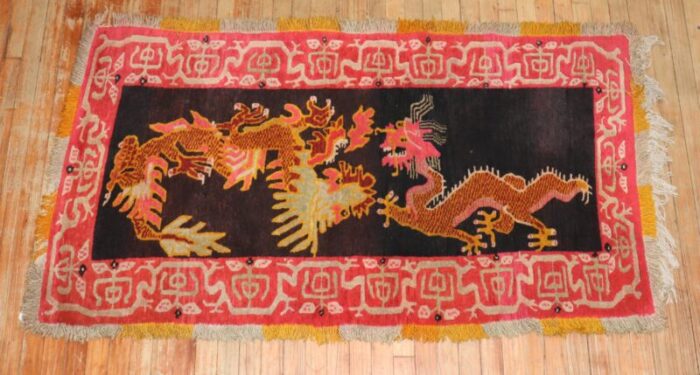 wild vintage dragon design tibetan 3x 55 0053