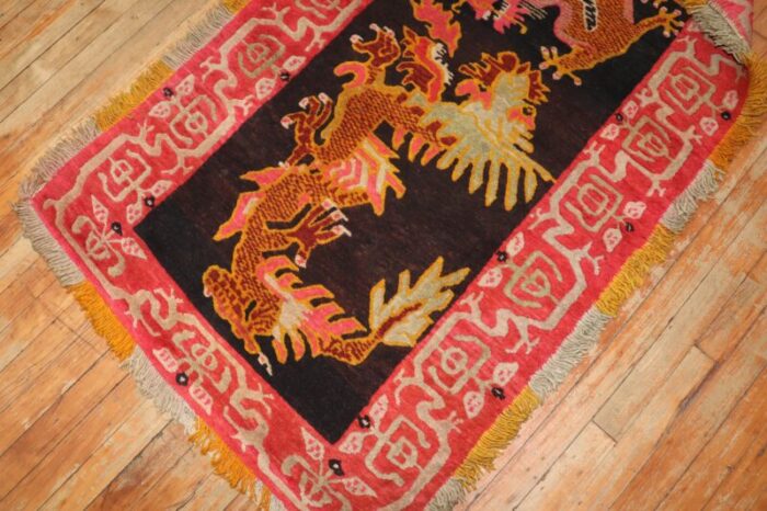 wild vintage dragon design tibetan 3x 55 1148