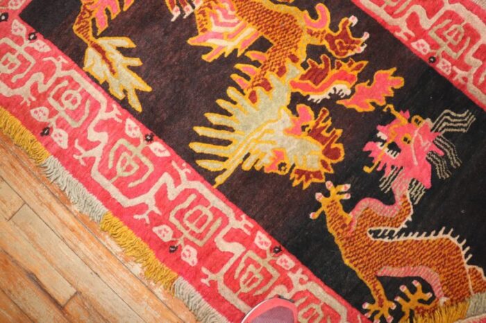 wild vintage dragon design tibetan 3x 55 7572