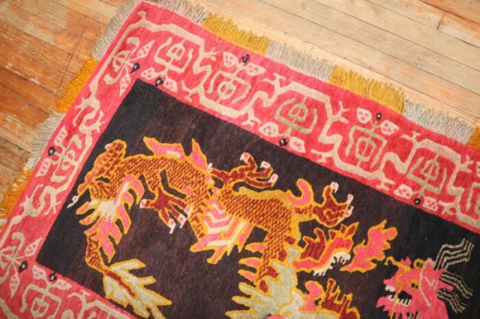 wild vintage dragon design tibetan 3x 55 8263