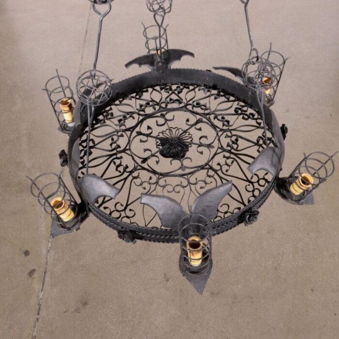 wrought iron chandelier 3