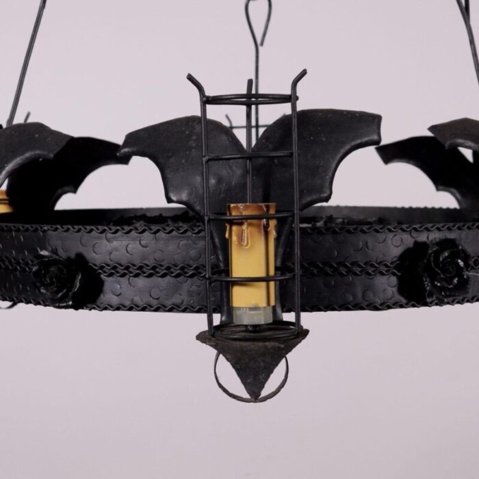 wrought iron chandelier 6