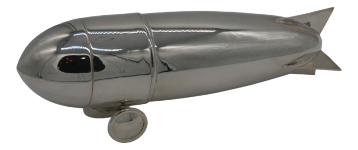 zeppelin shaker in silver plating 1411